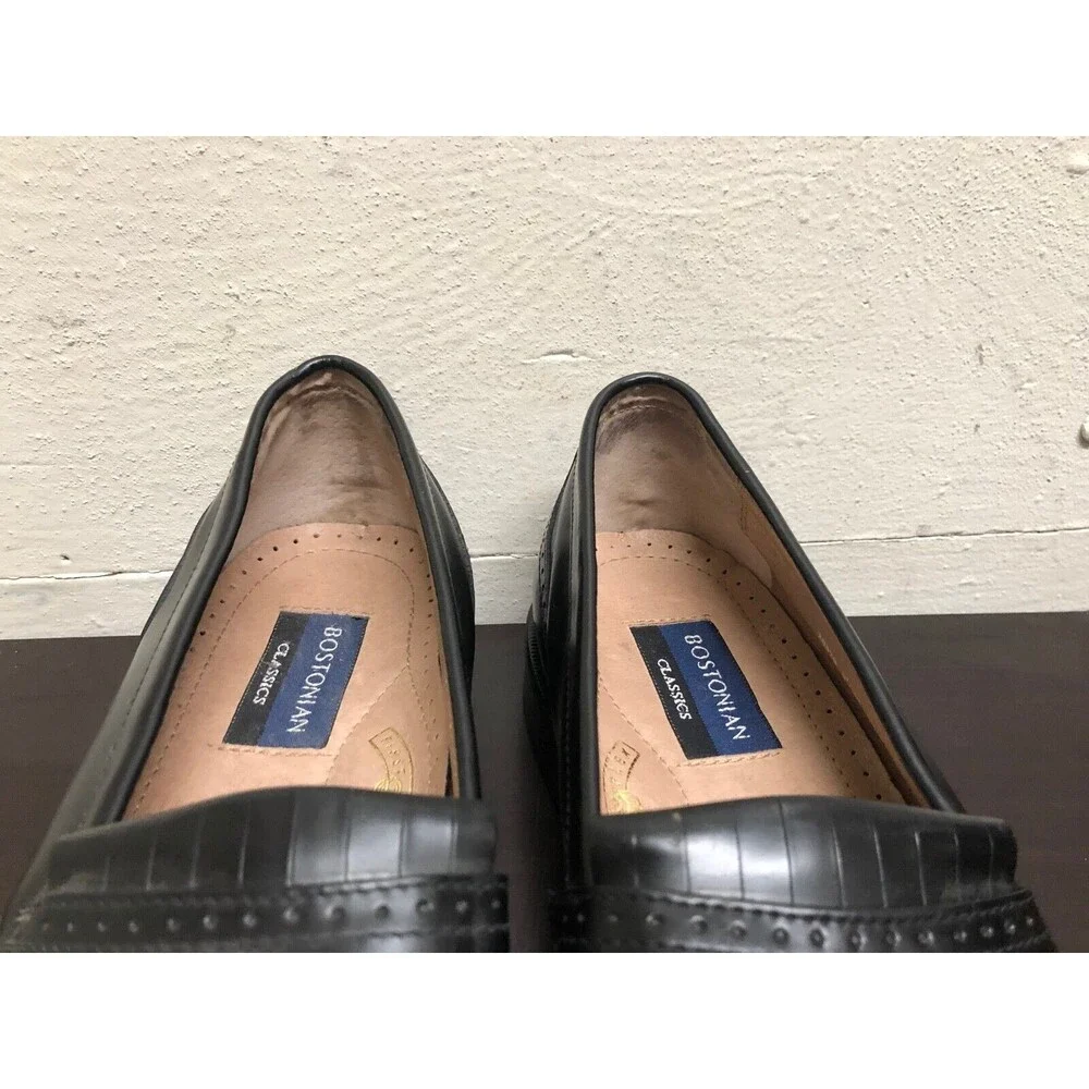 Bostonian Black Tassel Loafers